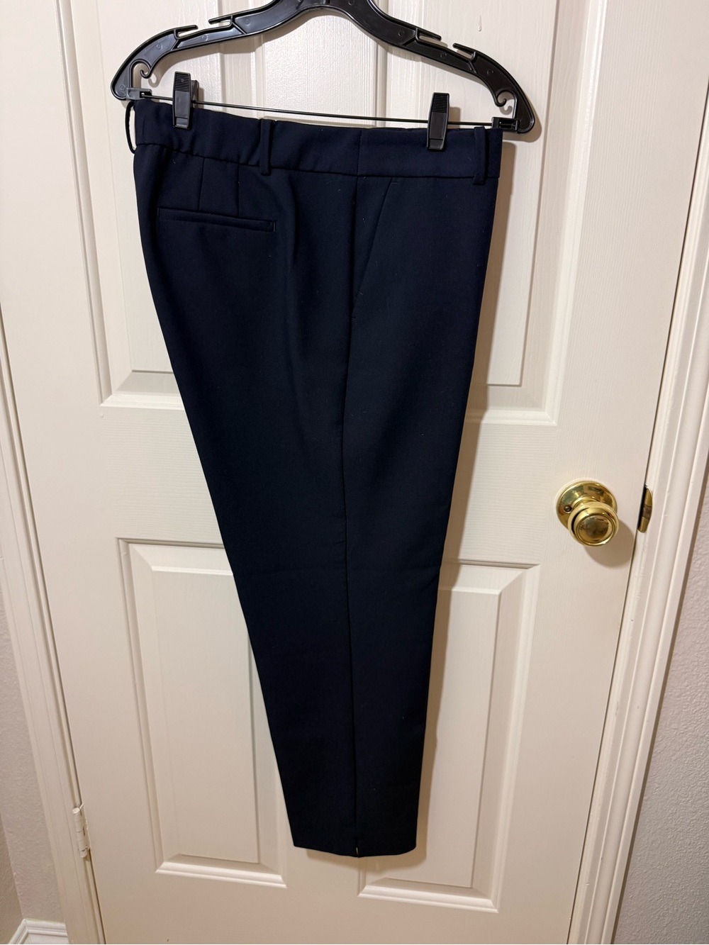 Talbots Navy Cropped Slim Dress Pants